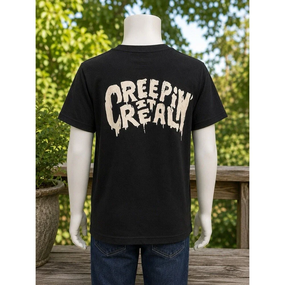Cat & Jack “Creepin’ It Real” Graphic T-Shirt – Boys Large (10/12 Husky)